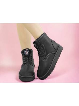 Зимние ботинки "UGG-L" черные