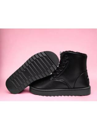 Зимние ботинки "UGG-L" черные