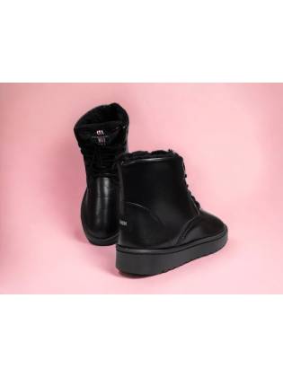 Зимние ботинки "UGG-L" черные