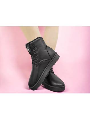 Зимние ботинки "UGG-L" черные