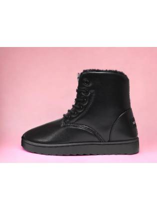 Зимние ботинки "UGG-L" черные