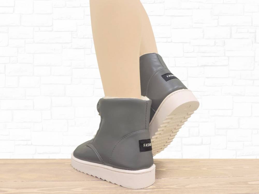 Зимові черевики "UGG-L" сірі