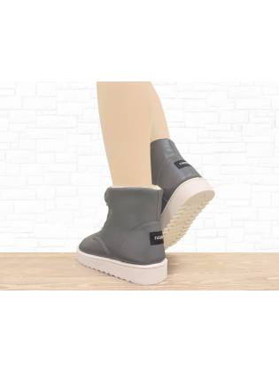 Зимние ботинки "UGG-L" серые
