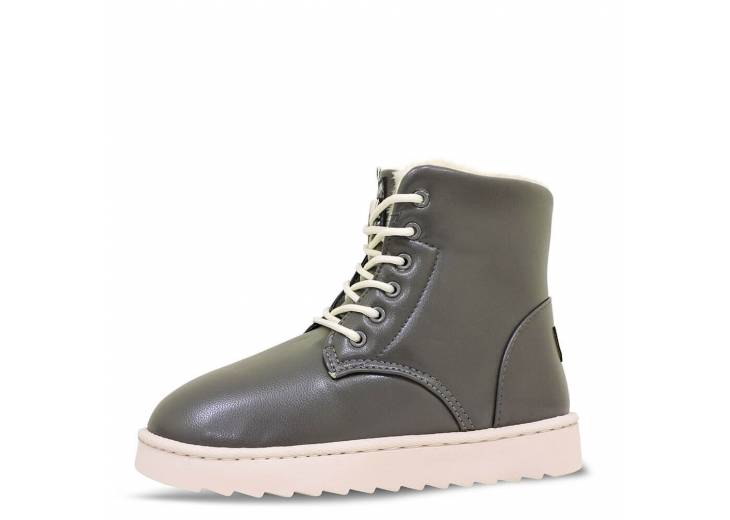 Зимние ботинки "UGG-L" серые