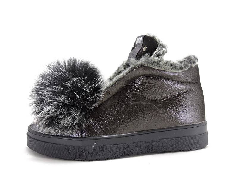 Зимові черевики "PUMA". Нікель.