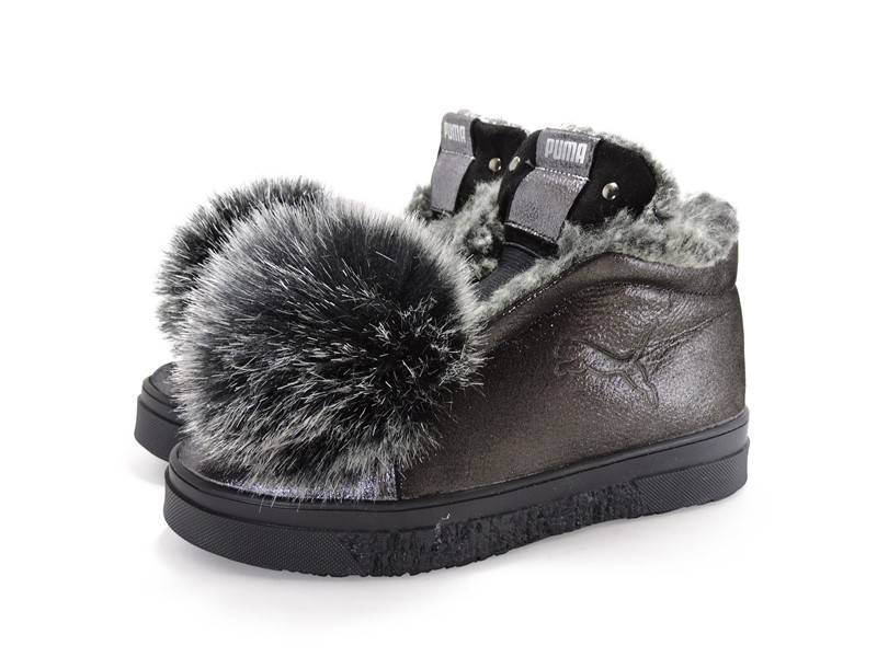Зимові черевики "PUMA". Нікель.